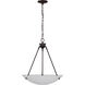 Brentwood 3 Light 22.5 inch Old Bronze Pendant Ceiling Light