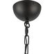 Alora Mood Effie 4 Light 39 inch Matte Black/Opal Glass Chandelier Ceiling Light