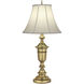 Ellie 33 inch 150 watt Burnished Brass Table Lamp Portable Light