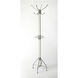 Butler Loft Logan Square White & Silver Antique White Costumer/Hall Tree