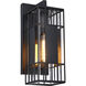 Edgehill LED 18 inch Black Outdoor Wall Sconce