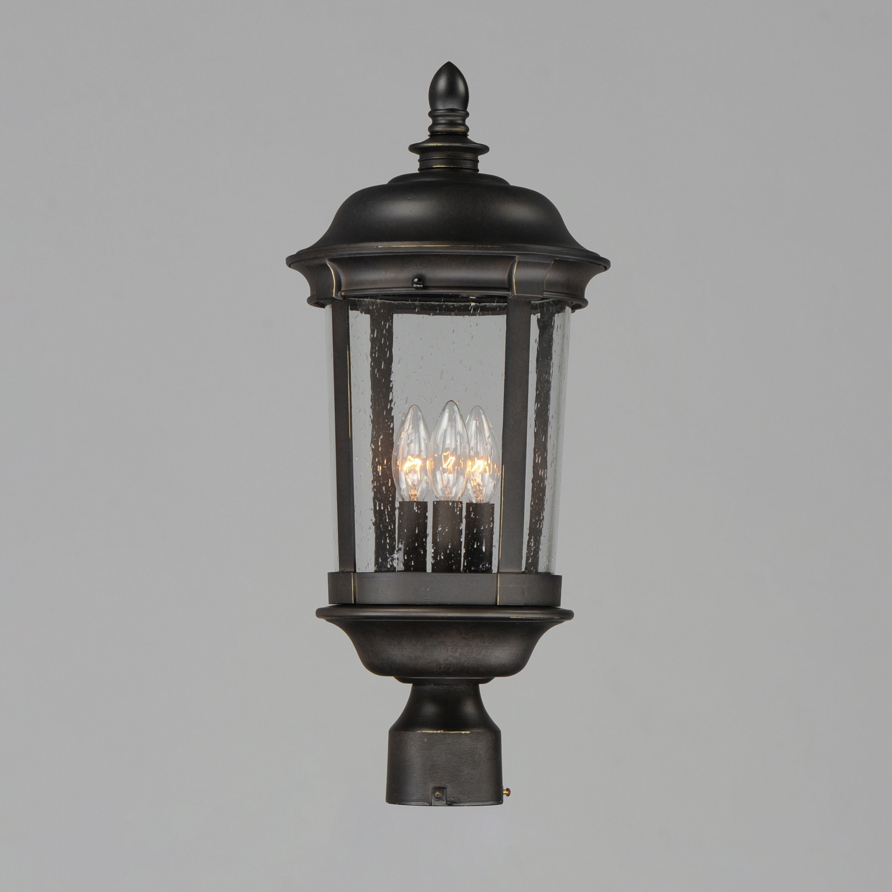 Dover VX 3 Light 21 inch Bronze Outdoor Pole/Post Lantern