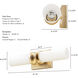 Lenlock 2 Light 16 inch Alturas Gold Vanity Light Wall Light