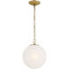 Marbelle 1 Light 10 inch Legacy Brass Pendant Ceiling Light