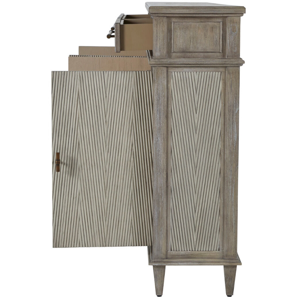 Isaac Brushed Grey / Antique Bronze / Sesame Grey Cabinet