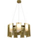 Canada LED 23.6 inch Satin Brass Chandelier Ceiling Light