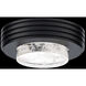 Beyond Zircle LED 8 inch Black Flush Mount Ceiling Light
