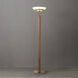 Tambo 72 inch 23.00 watt Natural Ash and Weathered Brass Torchiere Floor Lamp Portable Light