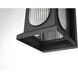 Sevyn 1 Light 17 inch Black Outdoor Wall Sconce