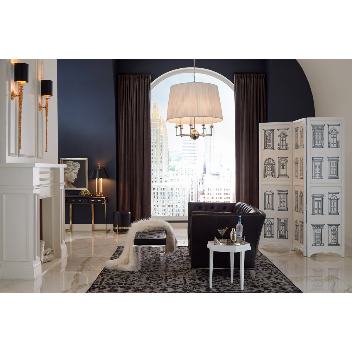 Wildwood Black/Clear Bench