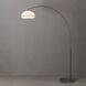Morelli 92 inch 14 watt Black Nickel Arc Floor Lamp Portable Light