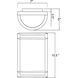 Nevis 1 Light 10.5 inch Bronze Outdoor Wall Sconce