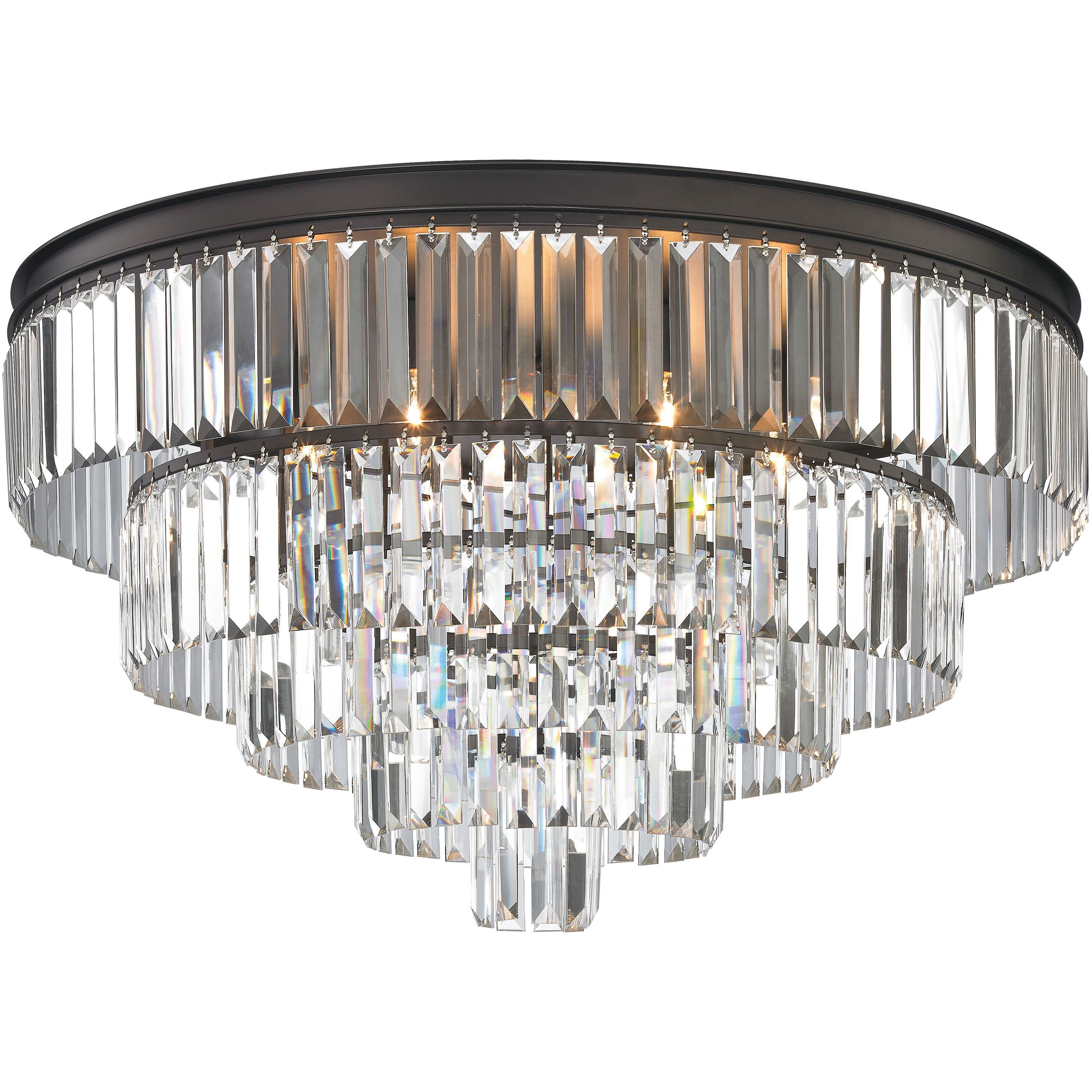 Palacial 6 Light 31 inch Oil Rubbed Bronze Chandelier Ceiling Light