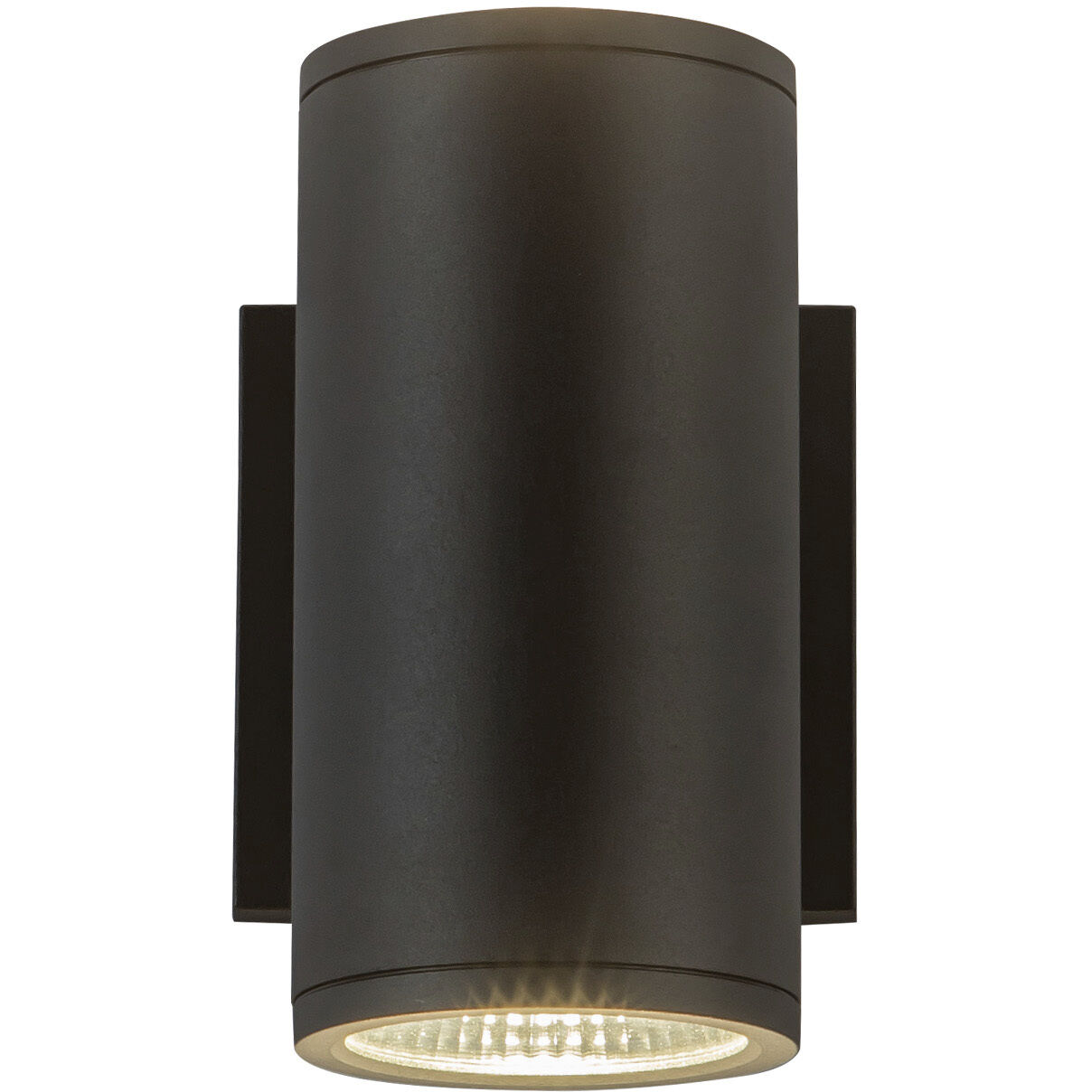 Nordic LED 7 inch Black Exterior Wall Light