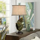 Signature 34 inch 100 watt Wentworth Bronze and Gray Table Lamp Portable Light