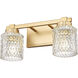 Jacqueline Vanity Wall Light in Modern Gold