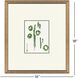 Chaos Green and Beige Framed Art