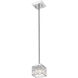Rubicon 1 Light 4.75 inch Chrome Pendant Ceiling Light in G9