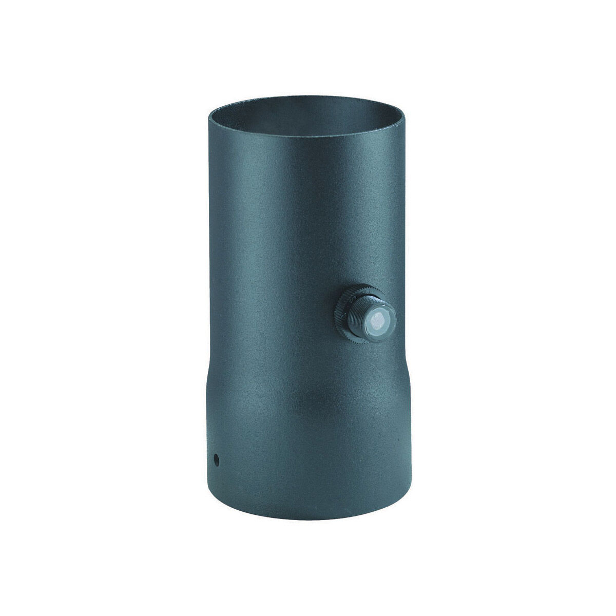 Cast Aluminum Matte Black Exterior Lamp Post Mounting Collar