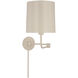 Barbara Barry Go Lightly 8.75 inch 15.00 watt China White Swing Arm Wall Light