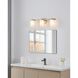 Bedminster 3 Light 24 inch Brushed Nickel Vanity Light Wall Light