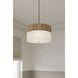 Nebri 2 Light 18 inch Legacy Brass Pendant Ceiling Light