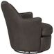 Hotchkiss Boyce Black Swivel Arm Chair