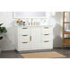 Blake 48 X 22 X 34 inch White Vanity Sink Set