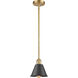 Ballston Smithfield LED 7 inch Satin Gold Mini Pendant Ceiling Light