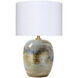 Salvador 26 inch 150.00 watt Reactive Blue and Natural and Purple Glaze Table Lamp Portable Light