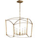 Sean Lavin Thayer 5 Light 23.13 inch Antique Gild Lantern Chandelier Ceiling Light