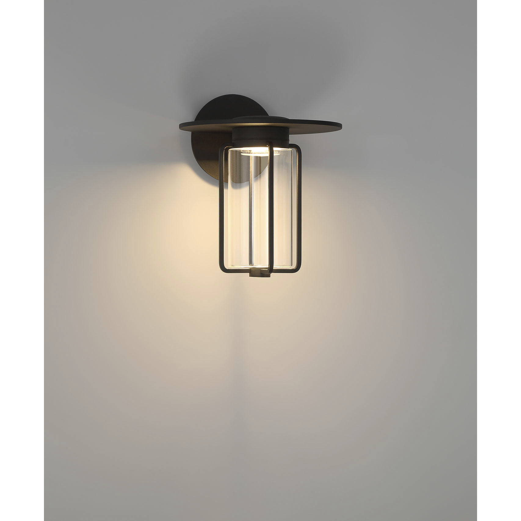 Florin LED 10 inch Sand Black Outdoor Wall Sconce