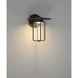 Florin LED 10 inch Sand Black Outdoor Wall Sconce