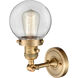 Franklin Restoration Beacon LED 6 inch Brushed Brass Sconce Wall Light, Franklin Restoration