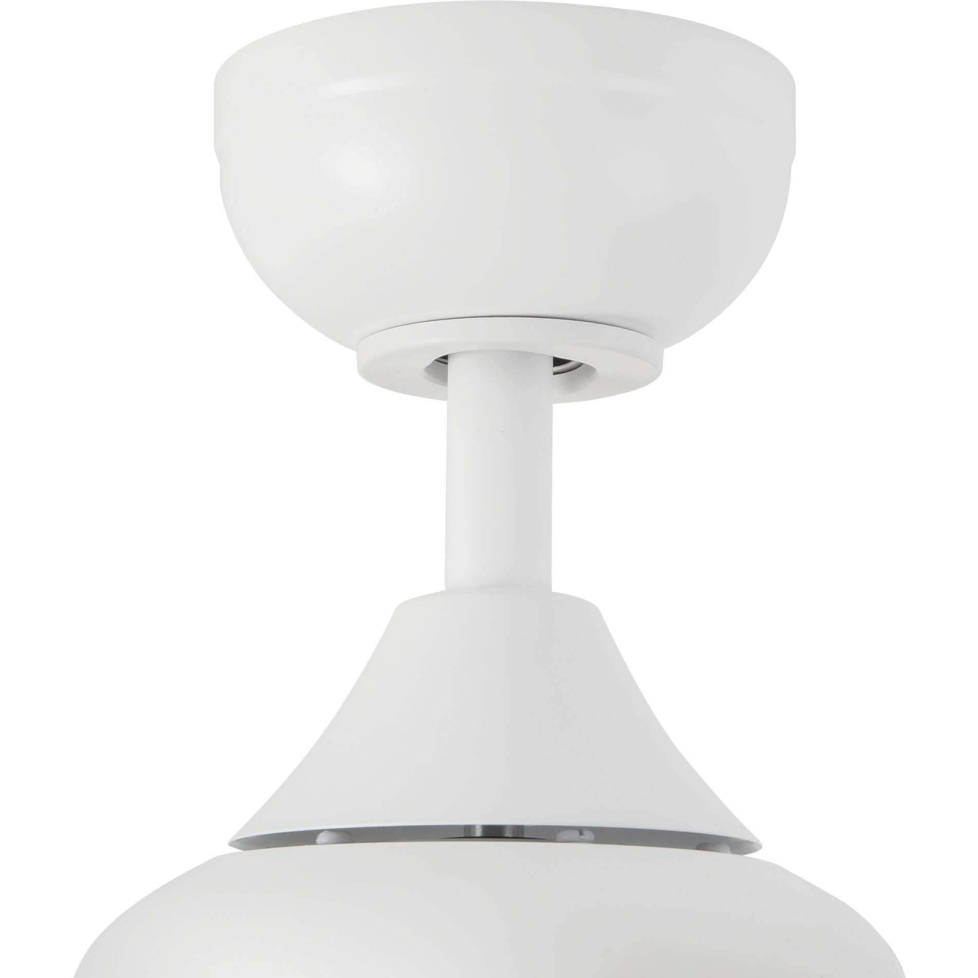 Nash 51.75 inch White Ceiling Fan