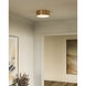 Alora Mood Brisbane 2 Light 12 inch Aged Gold Flush Mount Ceiling Light