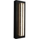 Beam LED 18 inch Black Outdoor Sconce