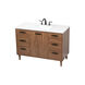 Baldwin 48 X 22 X 34 inch Walnut Brown Vanity Sink Set