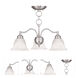 Essex 3 Light 20 inch Brushed Nickel Convertible Chandelier/Semi-Flush Ceiling Light