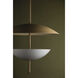 Dion 3 Light 24 inch Patina Brass/Soft Sand Pendant Ceiling Light