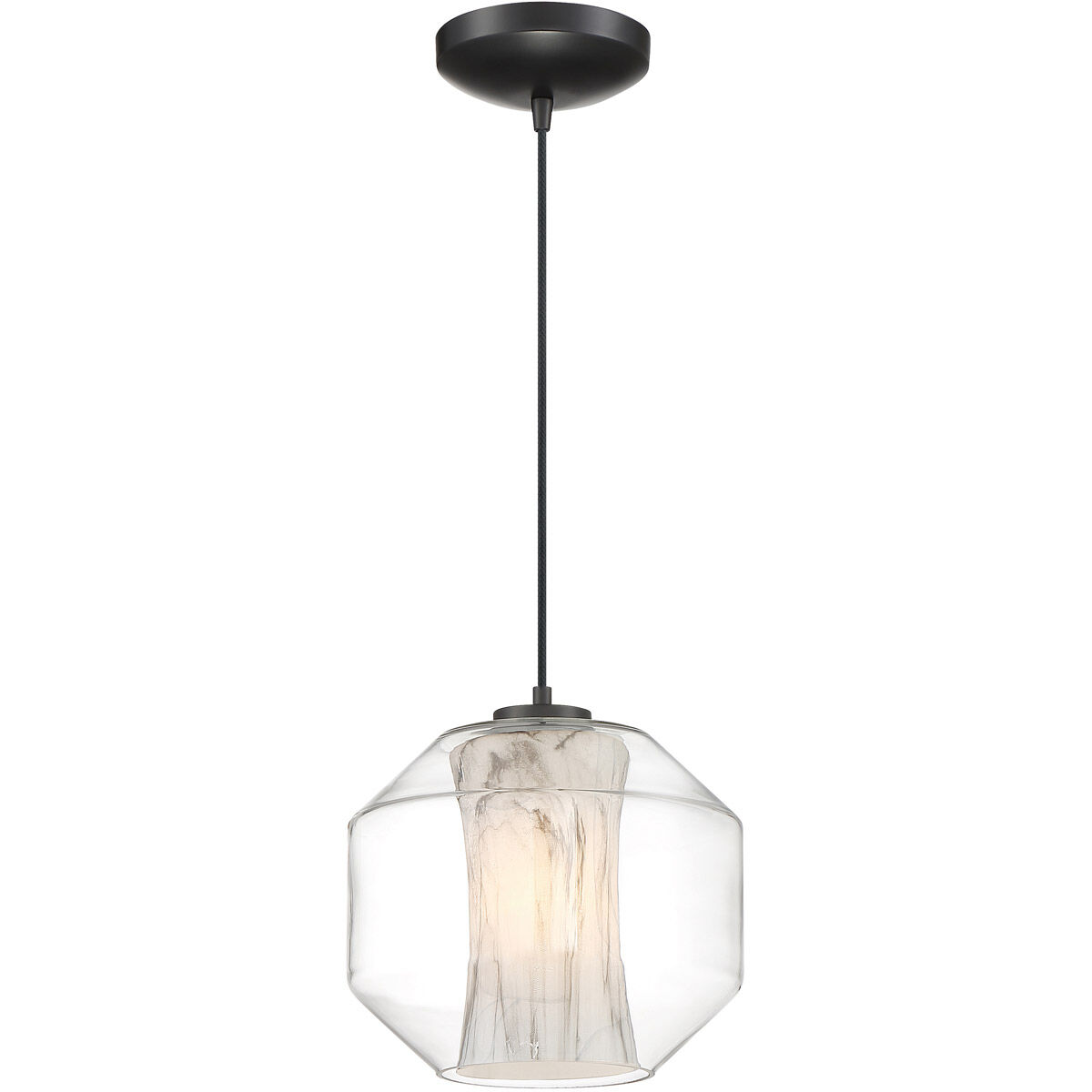 I-Biza LED 9.5 inch Black Pendant Ceiling Light
