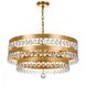 Perla 6 Light 26 inch Antique Gold Chandelier Ceiling Light