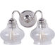Yorktown 2 Light 13.5 inch Polished Nickel Vanity Light Wall Light