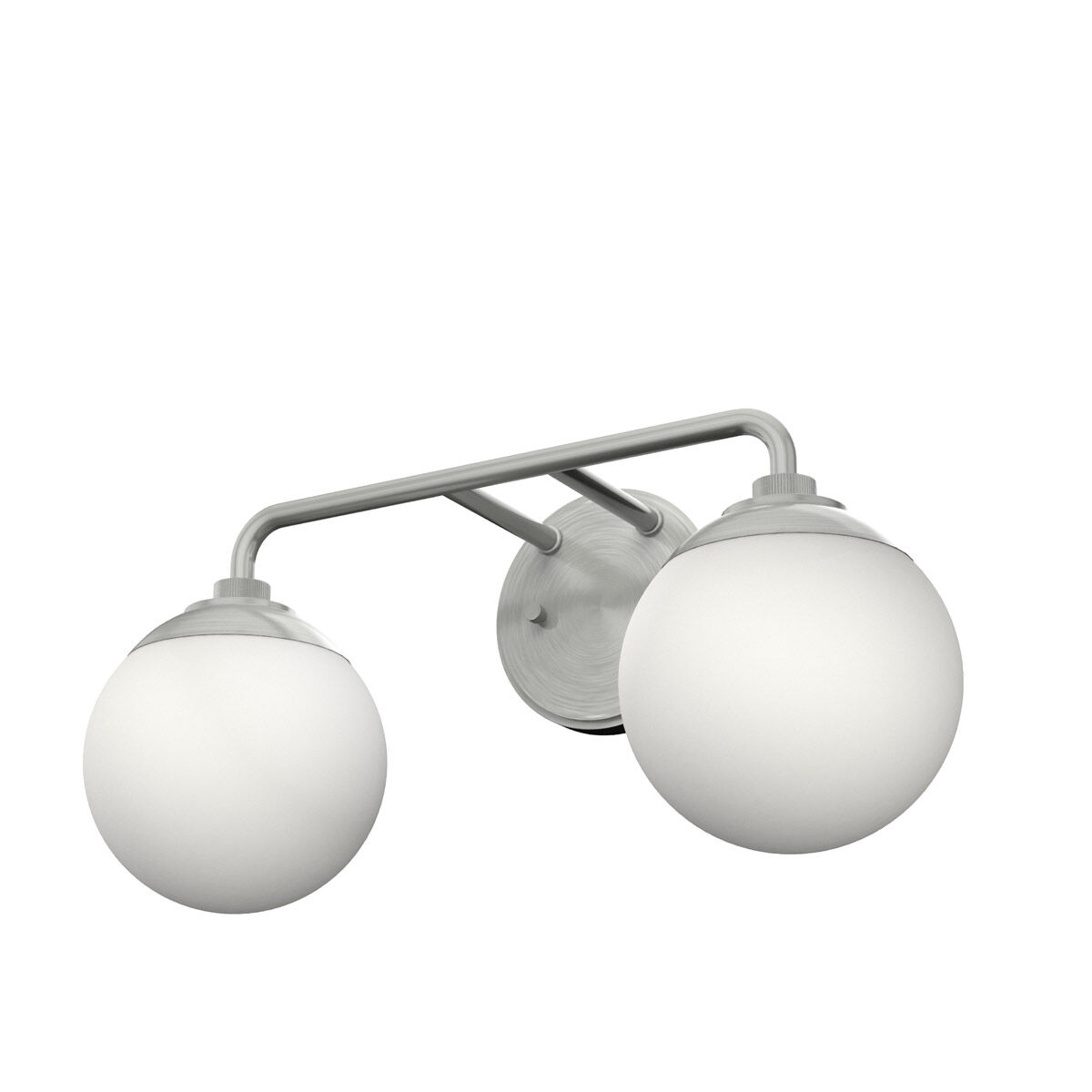 Hepburn 2 Light 18 inch Brushed Nickel Vanity Light Wall Light