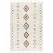 Lofty 108 X 79 inch Light Grey Rug, Rectangle