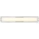 Opening Act LED 31.25 inch Brushed Nickel Bath Vanity Light Wall Light