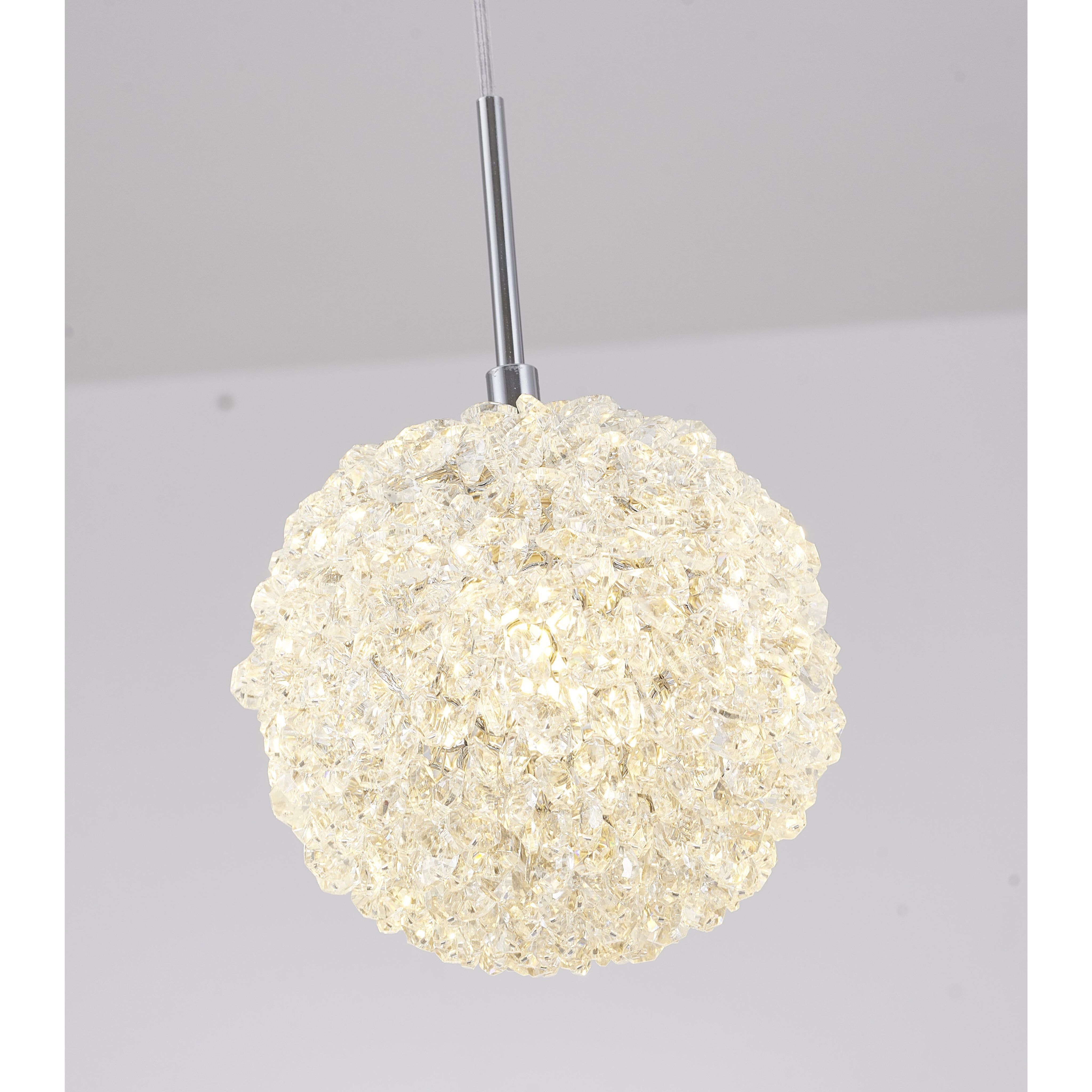 Canada 1 Light 6 inch Chrome Pendant Ceiling Light