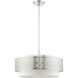 Calinda 5 Light 25 inch Brushed Nickel Pendant Chandelier Ceiling Light