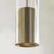 Sean Lavin Captra 1 Light 12 Aged Brass Low-Voltage Pendant Ceiling Light in MonoRail, LED 90 CRI 3000K