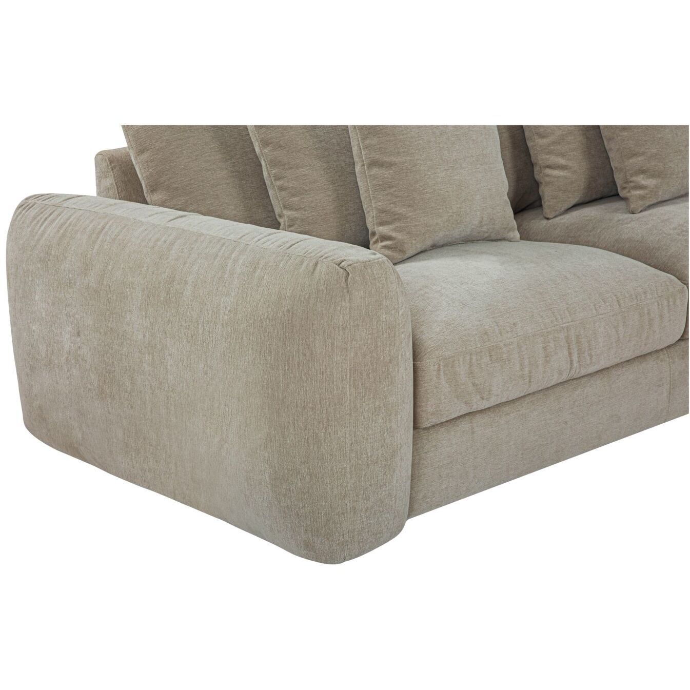 Berga Grey Sectional, Right